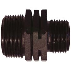 Reduktionsnippel med O-ring, ideel til tilpasning af rørsystemer.