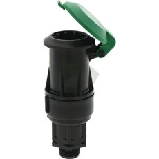 Vandudtag 3/4" for nem tilslutning af slanger.