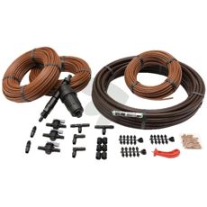 Vandingssæt til drypvanding, ideelt til havebrug.