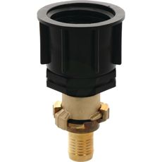 Effektiv lang IBC-adapter S60x6 med klo-kobling til nemme installationer.