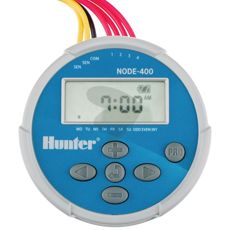 NODE-400 vandingscomputer med 4 zoner til smart vanding af græsarealer.