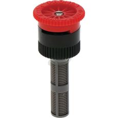 Sprøjtedyse 10A i rød farve for effektiv vanding og spredning.