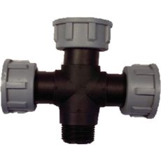 Krydsforbindelse til rørsamlinger, praktisk løsning til vandingssystemer.