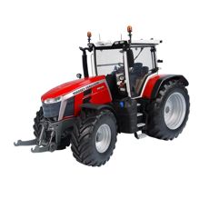 Model af Massey Ferguson 8S.265 i skala 1:32, perfekt til samlere.