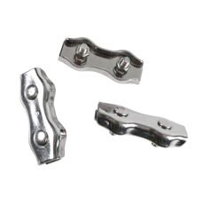 Samlelås Pro+ i rustfrit stål til elreb 5 mm, 3 stykker til langvarig sikkerhed.