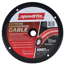 Holdbar 2,7mm foderkabel 100m, ideel til elektriske hegn og fatninger.