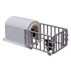 Kalvehytte i 1:32 skala, skab et autentisk gårdmiljø.