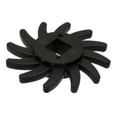 Højre dobbeltstav med 12 fingre, 166X32X32,7X12 mm, for optimal ydeevne.