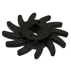 Fræsekrog venstre med 12 fingre, for præcisionsarbejde i jorden.