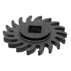 Fræsekrog med 18 fingre, 166X32X32 mm, øger effektiviteten i arbejdet.