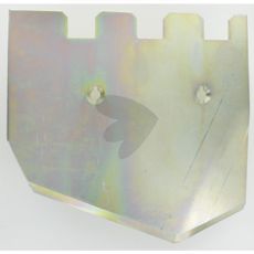 Højre skråplade 6x264x277mm, afgørende for skæreeffektivitet.