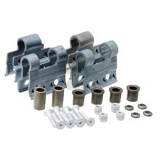 Låsesæt for 2 remme, deling 35 mm, effektiv til landbrugsmaskiner.