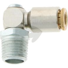 Svingled med plugforbindelse, messing 9 mm