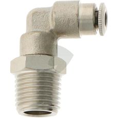 Drejeled med stikforbindelse, messing 9 mm