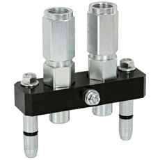 Multifaster mobil enhed 2x3/8 BSP, 1/2, med kapacitet 40L og tryk 250Bar.