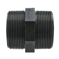 Dobbeltmuffe til effektiv forbindelse og tætning i hydrauliske systemer.