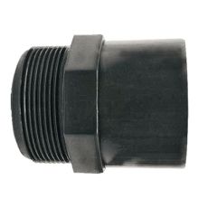 PVC-U muffe med limmuffe og gevind for nem installation.