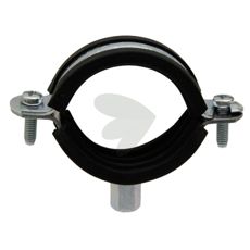 Holdbar drejelig klemme til justering af robuste landbrugsredskaber.