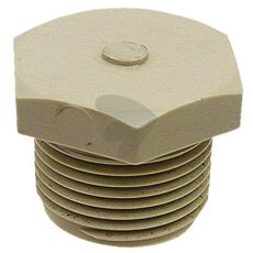 Udvendigt gevindet prop til tætning af slange- og rørinstallationer.