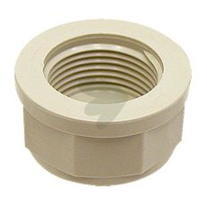 Låg med indvendigt gevind anvendes til at lukke rørledninger på en sikker måde.