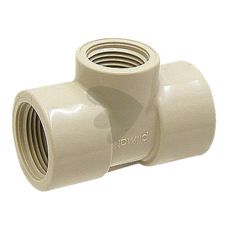 T-stykke med reduceret gevind til effektiv fordeling af væskesystemer.