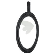 T-ring til flangeadapter, vigtig for rørforbindelser og tætning.