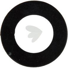 Gummiring til kravebøsning, designet til at give fleksibilitet og tætning.