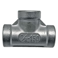 T-stykke 90° med tre indvendige gevind til effektiv rørforbindelse.