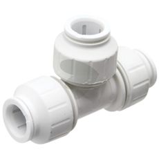 T-samling designet til at skabe fleksible forbindelser i rørsystemer.