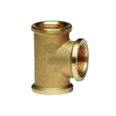 T-stykke med tre indvendige gevind, et must for rørinstallationer.