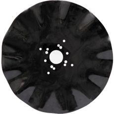 Bølget skiveharve, der giver stabilitet og holdbarhed i traktorer og landbrugsmaskiner.