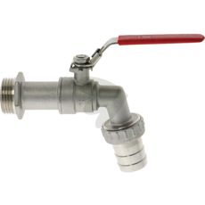 Kugleventil AG 1 tommer, giver effektiv kontrol over væsketilførsel.