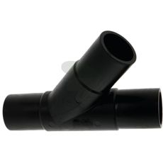 Y-stykke 45° der letter effektiv rørtilslutning og vandføring.