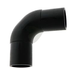 Kraftfuld 90° bue til effektiv installation af maskindele.