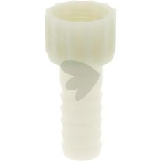 Slange mundstykke 3/4" med overfaldsmøtrik, perfekt til husholdningsbrug.