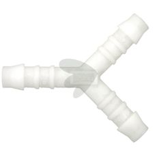 Robust Y-stykke med 8 mm diameter, designet til effektiv rørforbindelse.