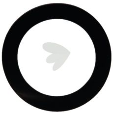 Flangetætning til tætning af forbindelser, lavet af NBR-materiale.