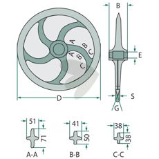 Pakningsring 80071600, anvendes til tætninger i traktorer og landbrugsmaskiner.
