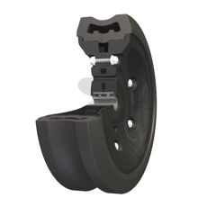 310x100mm hjul LCF, optimeret til maskiner inden for landbrug og byggeri.