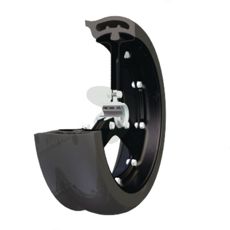 Hjul kpl. 410x115mm, solide og pålidelige til traktorer og arbejdskøretøjer.