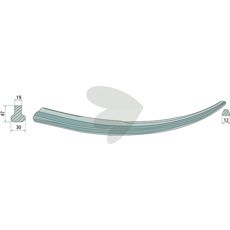 Balspyd buet, til svejsning Længde 540mm Form Buet