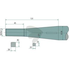Alö/Quicke konisk møtrik M20X1,5 til ballespyd, ideel til effektiv brug.