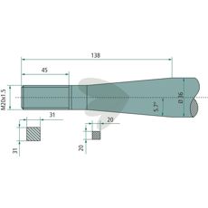 Balspyd konisk møtrik Alö / Quicke M20X1,5