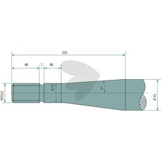 Balskud lige 55401 SXXL1400, en pålidelig løsning til landbrug og byggeri.