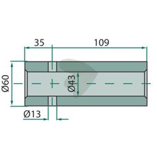 Svejsesbøsning af høj kvalitet, ideel til reparationer og konstruktioner.