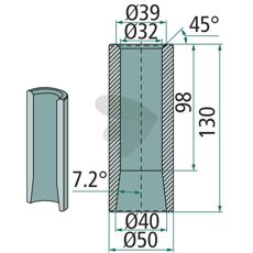 Svejsebøsning 56018 sikrer optimal funktionalitet under hårde forhold.