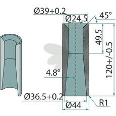 Svejsestuds 54761 tilbyder fremragende kvalitet til svejsearbejde inden for landbrug.