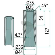 Svejsestuds - 56026, en kritisk komponent for køretøjer og maskiner.