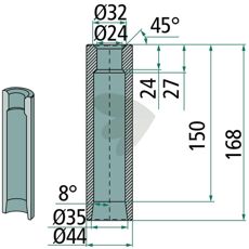 Svejsestuds - 56028, sikrer en stærk og sikker forbindelse.