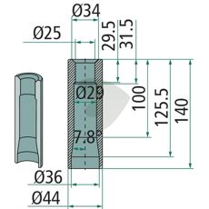 Svejsbøsning 56039, sikker og effektiv komponent til forskellige applikationer.